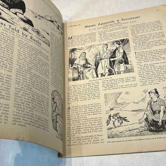 VTG Children's Activities For Home & School Magazine Book September 1947 - Picture 6 of 7